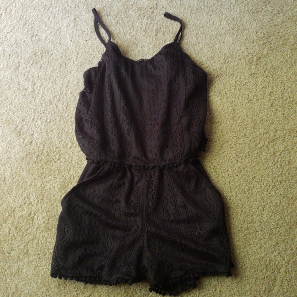 American Rag S black Romper
